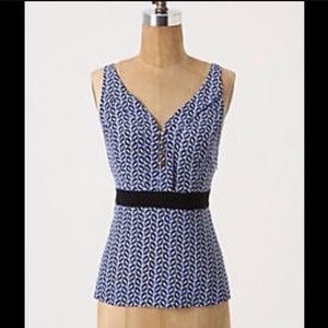 Anthropologie Girls from Savoy bird blouse